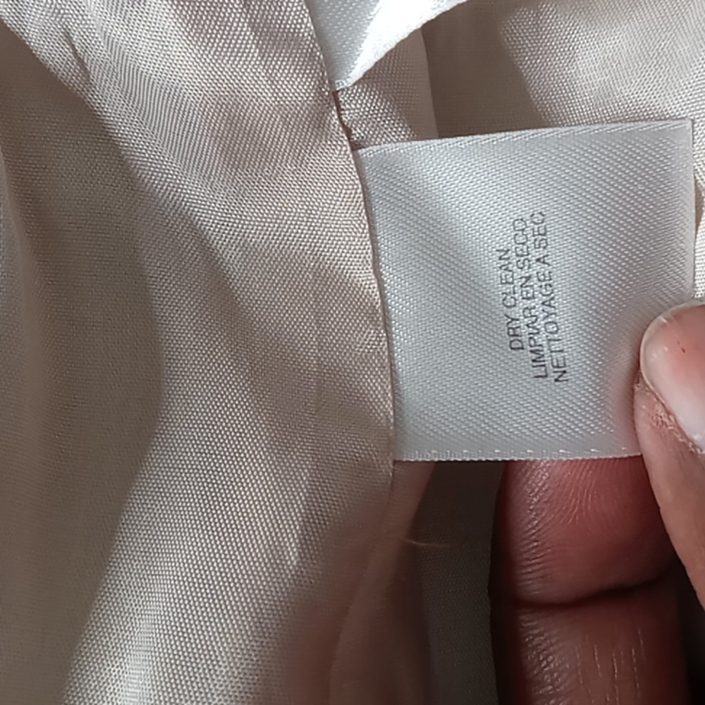 Ann Klein NY Gold Metallic Dress Size 4 - Picture 10 of 11